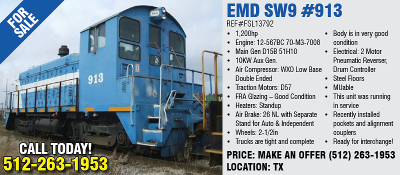 Sterling Rail Daily Express Featured Ad Banner