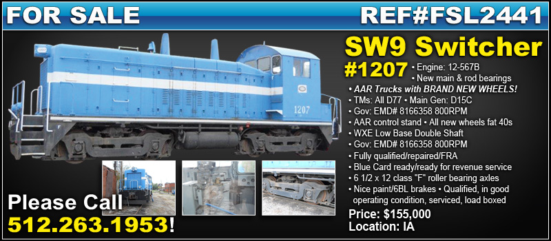 Sterling Rail Daily Express Featured Ad Banner