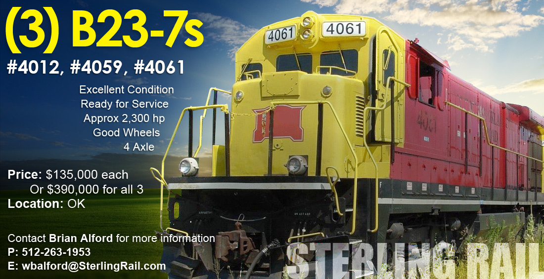 Sterling Rail Daily Express Featured Ad Banner